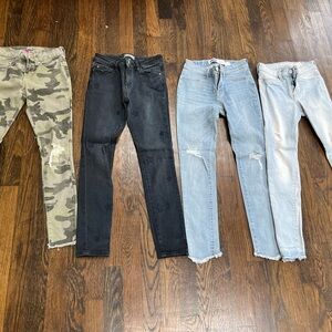 Girls size 10 jeans lot